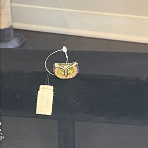 Chico's Multicolor Owl Statement Ring